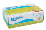 Dolphin 4'lü Dolphin Pudralı Eldiven Latex Small 100'lü