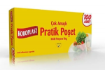 Koroplast Çok Amaçlı Pratik Poşet 100 Adet 