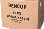 Bencup Karton Çorba Kase 16 Oz 1000'LI Koli